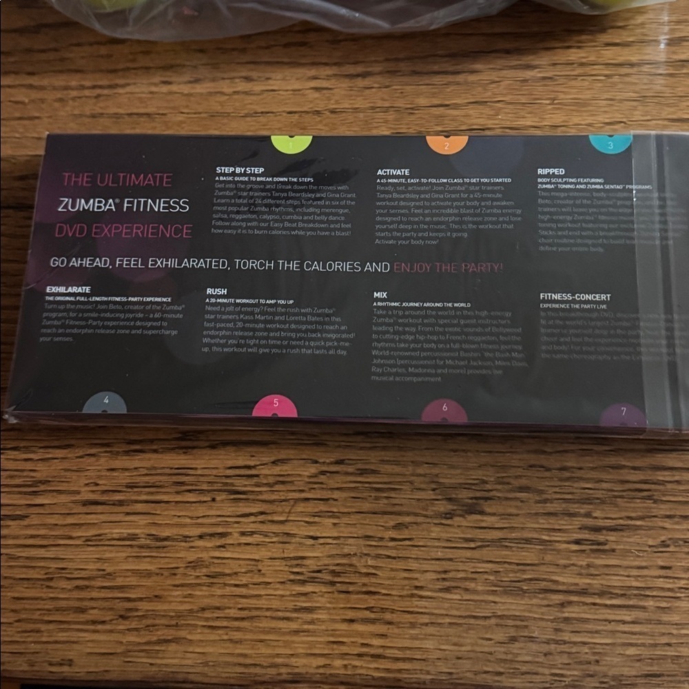 New in Box Zumba Fitness Exhilarate Ultimate Fitness DVD Experience - Picture 7 of 10